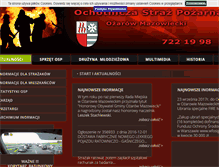 Tablet Screenshot of osp-ozarow.pl